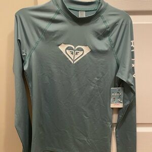 Roxy Whole Hearted Long Sleeve in Teal